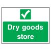 Dry goods store sign
