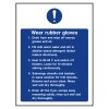 Fryer cleaning guide sign