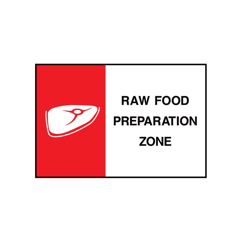 Raw food preparation zone