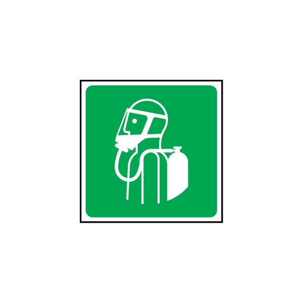 Breathing Apparatus Icon | Emergency Equipment | EU Signs