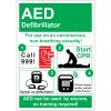 Defibrillator AED Poster