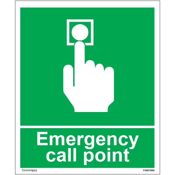 Emergency Call Point Signs | E004 Emergency Phone | EU Signs