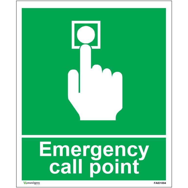 E004 Sign Emergency Call Point Signs | E004 Emergency Phone | EU Signs