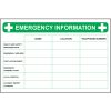 Emergency information board