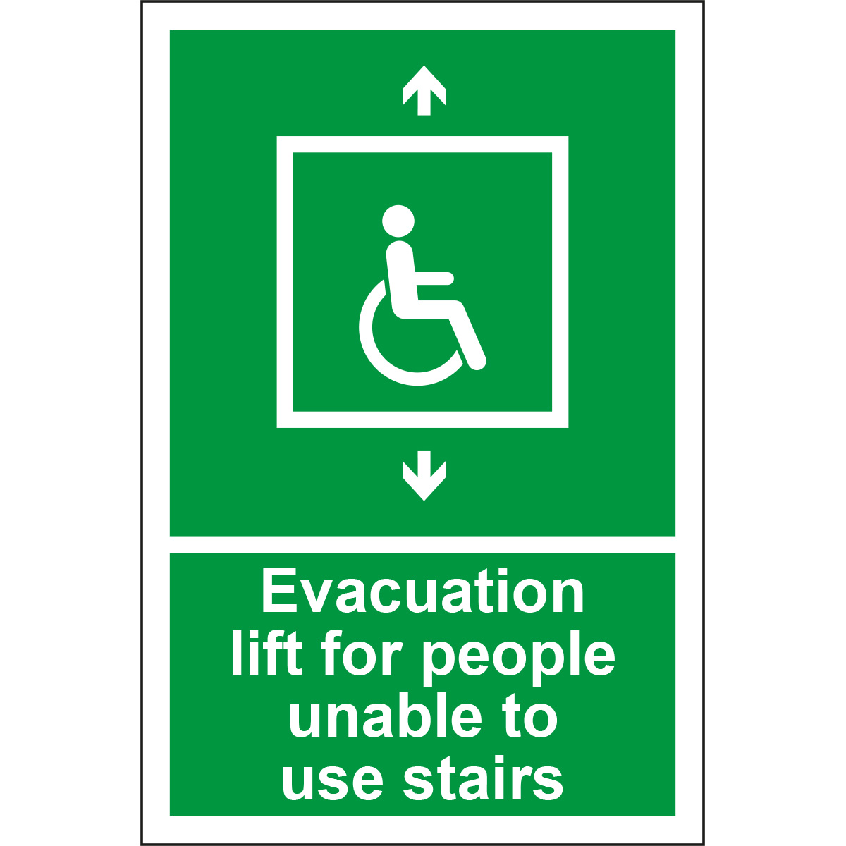 evacuation-lift-for-people-unable-to-use-stairs-sign Evacuation Lift for People Unable to Use Stairs Sign