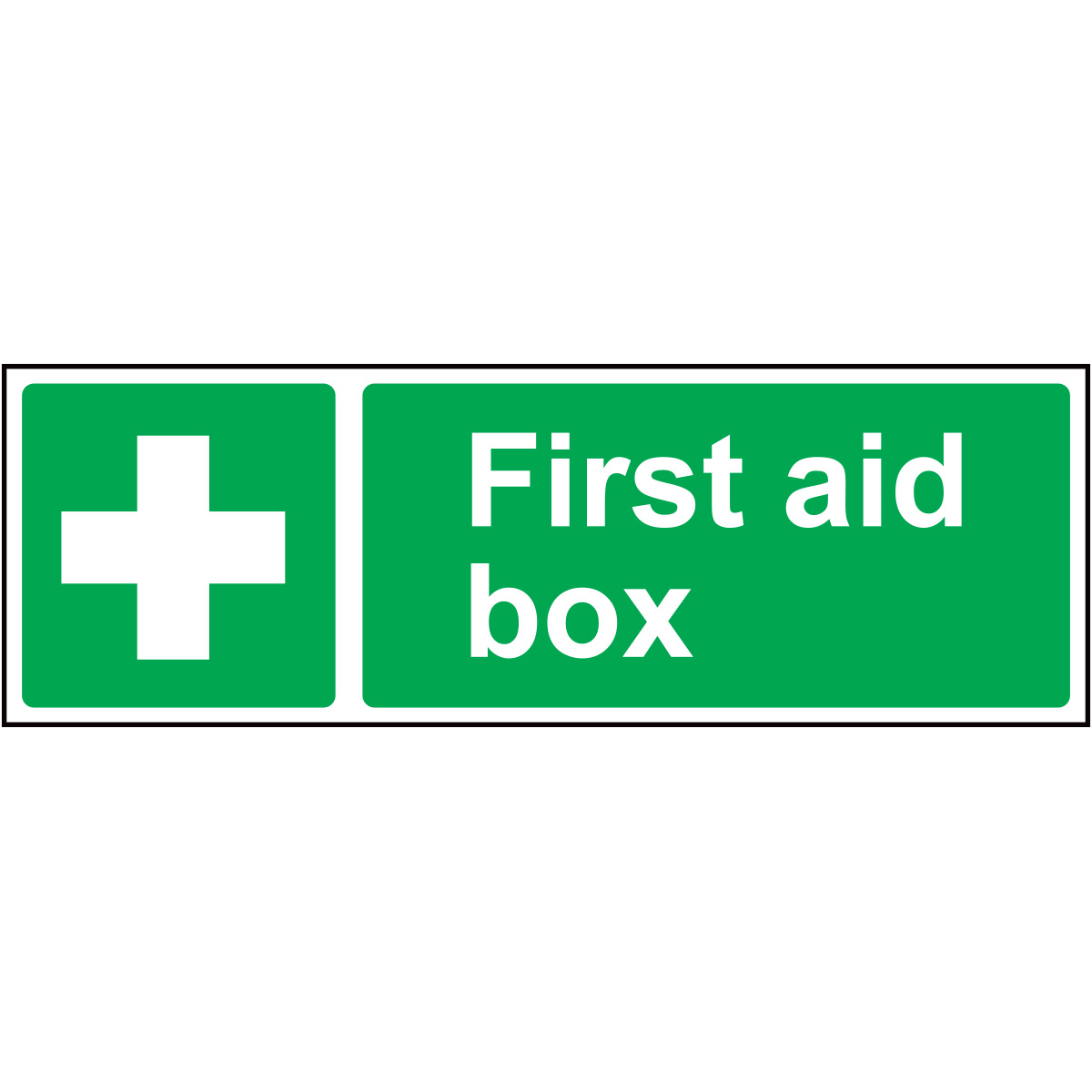 first-aid-box-landscape First Aid Box Sign, Landscape