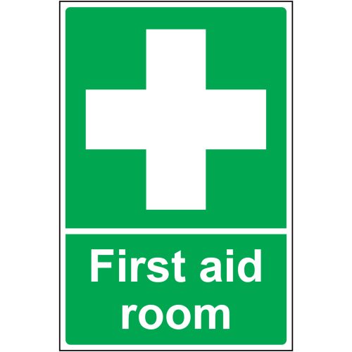First Aid Room Sign, First Aid Room sign, ISO 7010 green cross