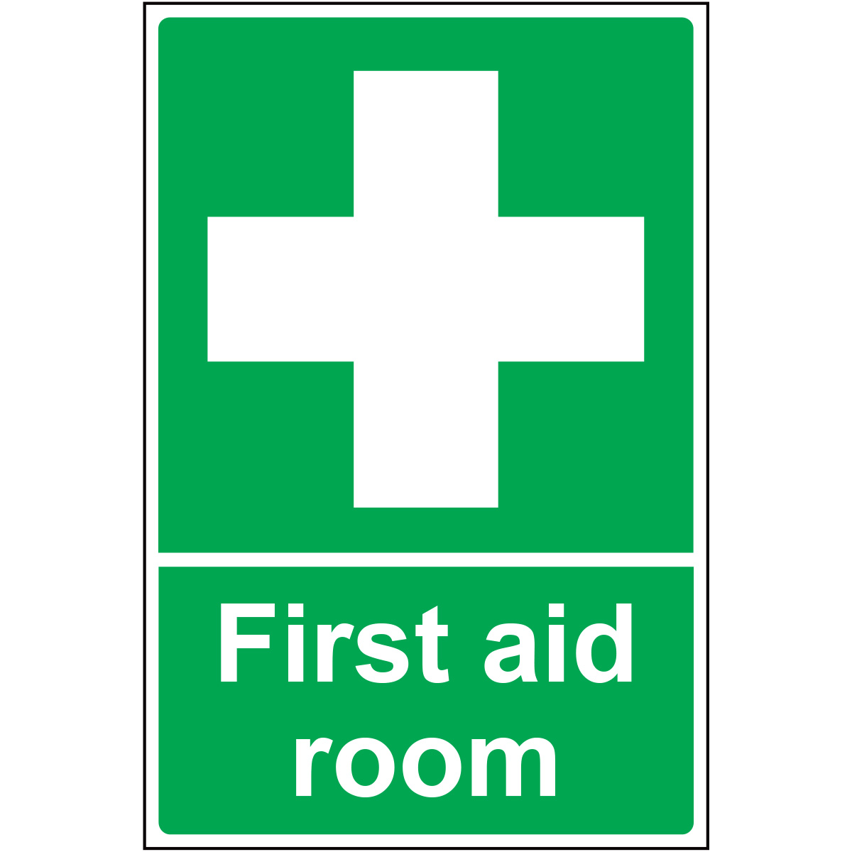 first-aid-room-sign First Aid Room Sign, First Aid Room sign, ISO 7010 green cross