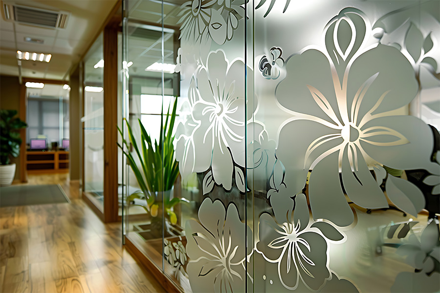 window frosting, window graphics
