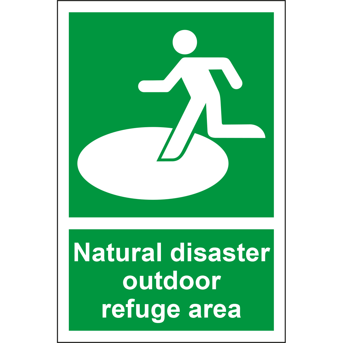 natural-disaster-outdoor-refuge-area-sign Natural Disaster Outdoor Refuge Sign