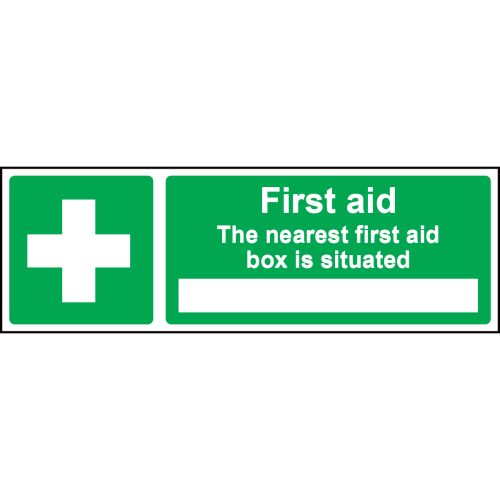 The Nearest First Aid Box Is Situated - Landscape