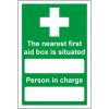 The Nearest First Aid Box Is Situated - Portrait