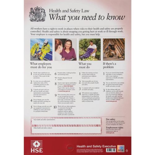 Official HSE Law Poster