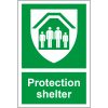 Protection Shelter Sign