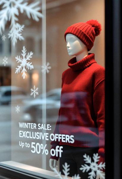 Shop window graphics