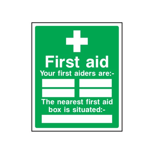 your-first-aiders-are-the-nearest-first-aid-box-is-situated-sign