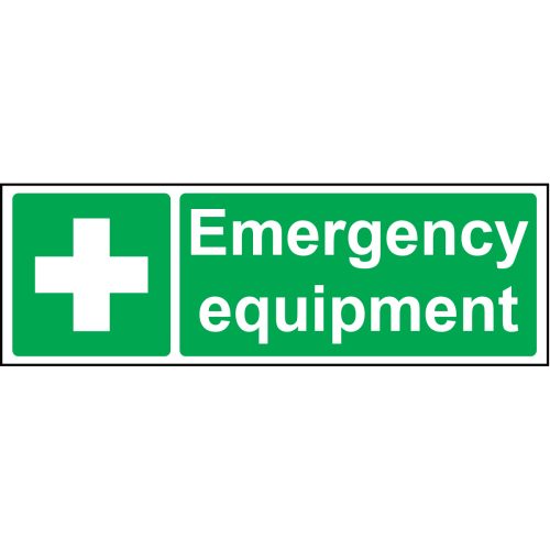 Emergency Equipment Sign