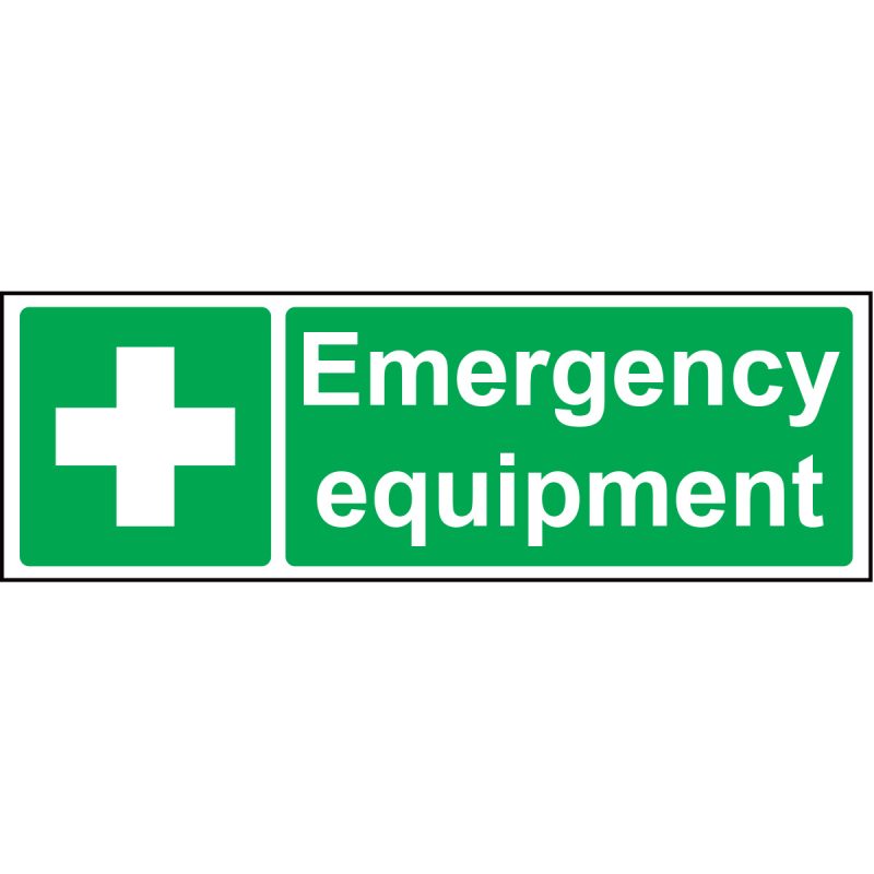 Emergency Equipment Sign