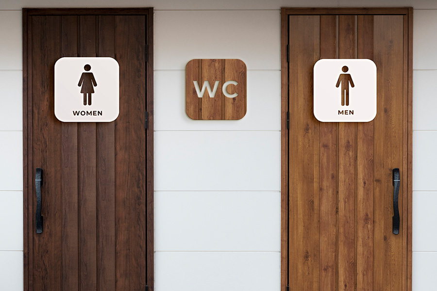 WC Signs, Toilet Signs, Wall Signs